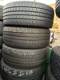 245/55/18 Goodyear used set