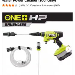 RYOBI ONE+ HP 18V Brushless EZClean 600 PSI 0.7 GPM Cordless Cold Water Power Cleaner (Tool Only)