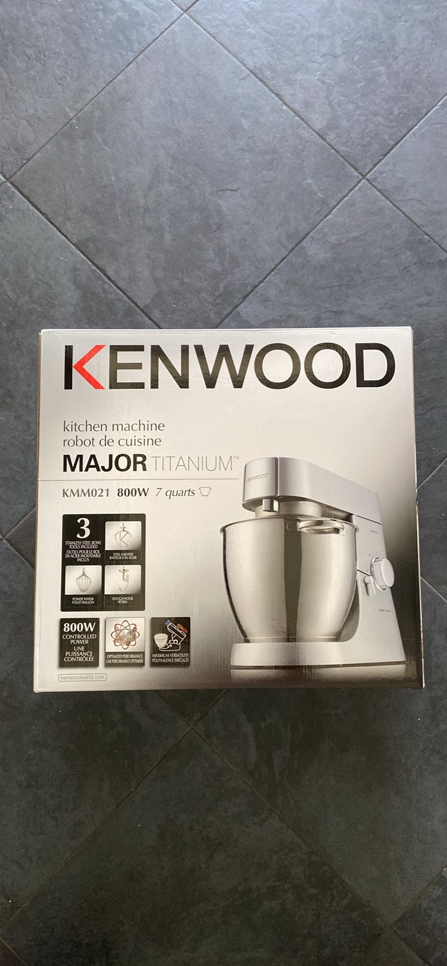 Kenwood Chef Titanium Kitchen Machine KMM021 - 7 qt