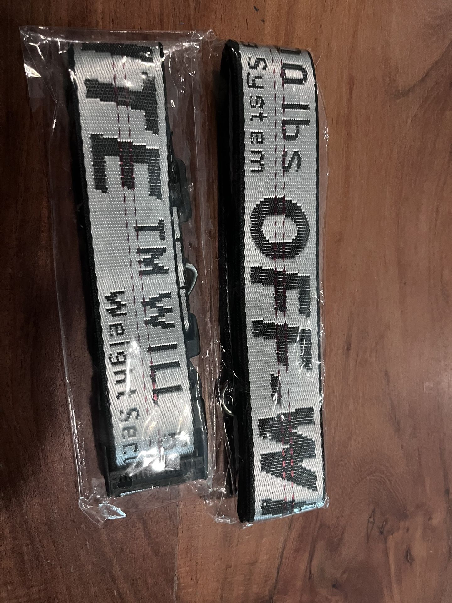 Off White Brand Dog Leash And Collar Sets