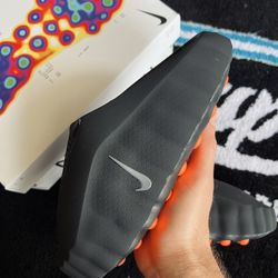 Nike Mind 001 Slides ‘Black Metallic’