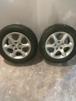 2001 Lexus GS 2rims with snow tires size 215-60-16