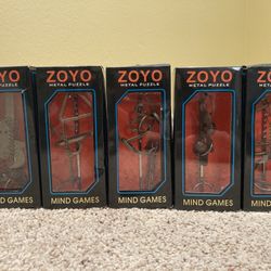 ZOYO Metal Puzzle Mind Games Set