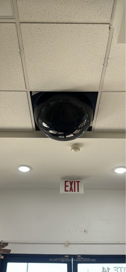 2 Large Commercial Security Camera Dome Ceiling Enclosure