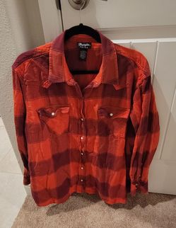 Wrangler Retro Plaid Western Snap Shirt