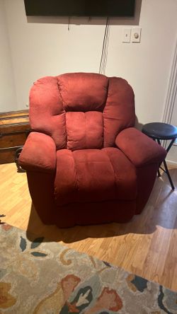 LAzBOY Red Fabric Recliner