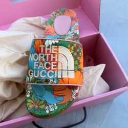 Guccixnorthface slides