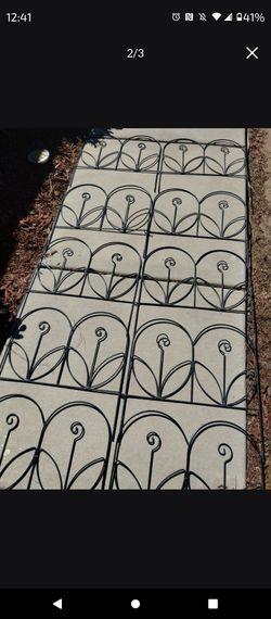 Decorative Garden Fence 10 total