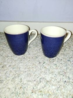 2 New Selvedge Denim Coffee Cups