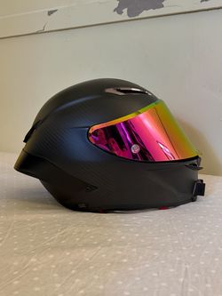 AGV Pista GP RR Matte Carbon Helmet ML + Iridium Visor + Bluetooth