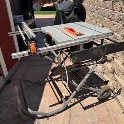 Evolution Table Saw With Folding Stand