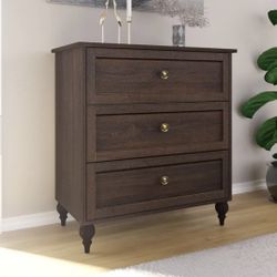 Wellington Brownish Grey 3-Drawer Chest of Drawers