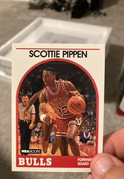 1989-90 Nba Hoops Scottie Pippen 244 First Year Hoops Card