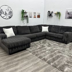 Gray Sectional Couch - Free Delivery 