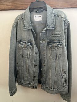 Old Navy jean jacket for men in size M and light blue color