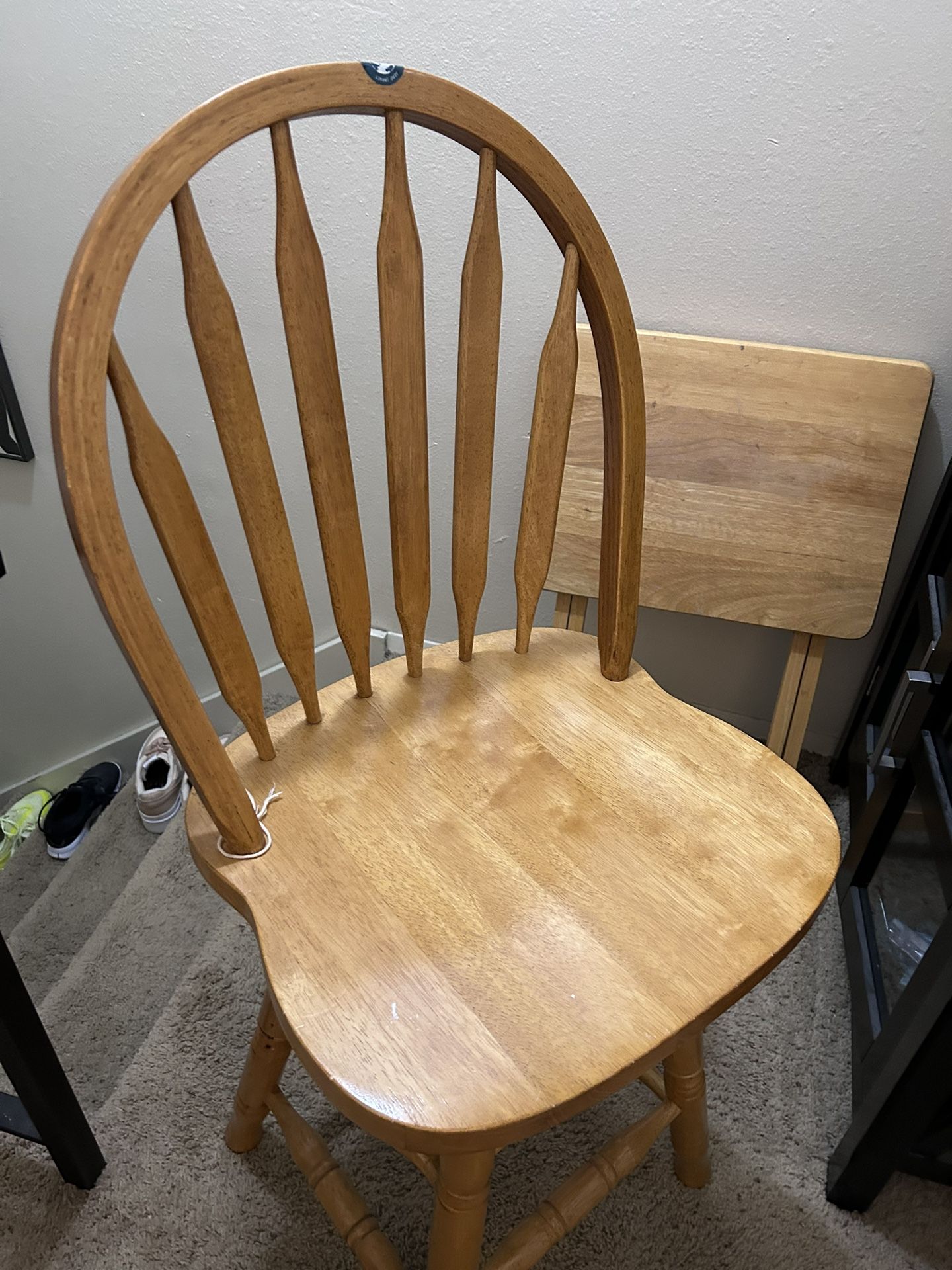Swivel Wooden Chair