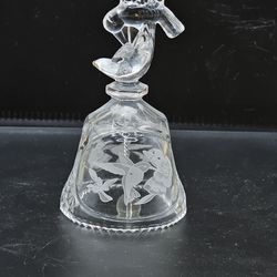 Hummingbird Glass Vintage Bell