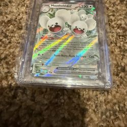 Maushold Ex Holo Double Rare Pokemon Card Slab Graded 9.5 Mint+