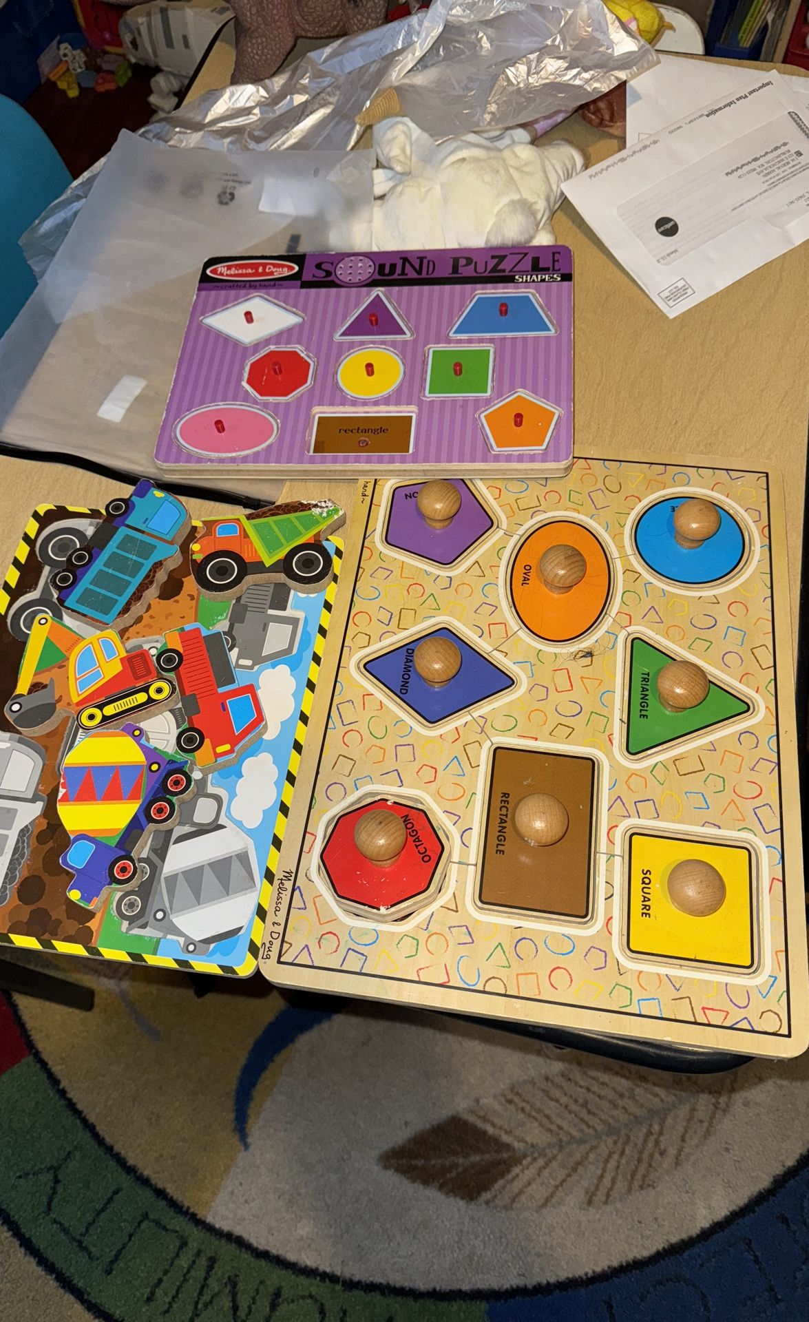 Puzzles Lot For Kids Early Learning Great For School Daycare And Household