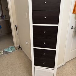 IKEA Shelving Unit With Drawer Inserts