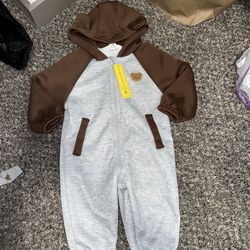 9-12m teddy bear one piece