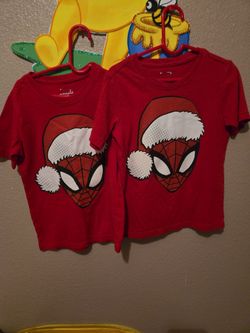 Spider-Man Christmas T-Shirts Set of 2