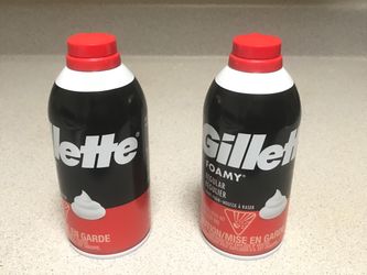 🪒 BRAND NEW Gillette Foamy Regular Shave Foam (11 oz, Pack of 2) —— Classic Comfort Glide Formula for Men! 🪒