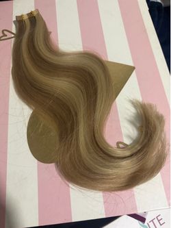 100% human hair 19 “ long