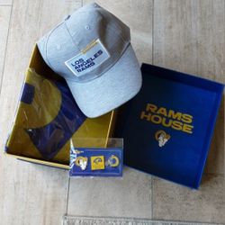 Los Angeles Rams Gift Flag, Pins And Cap  $70  OBO 