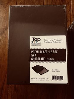 12 Sturdy 5x7 Gift Boxes – Chocolate Brown – $2 Each
