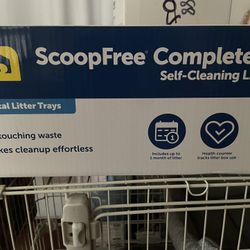 ScoopFree Crystal Classic Self-Cleaning Litter Box