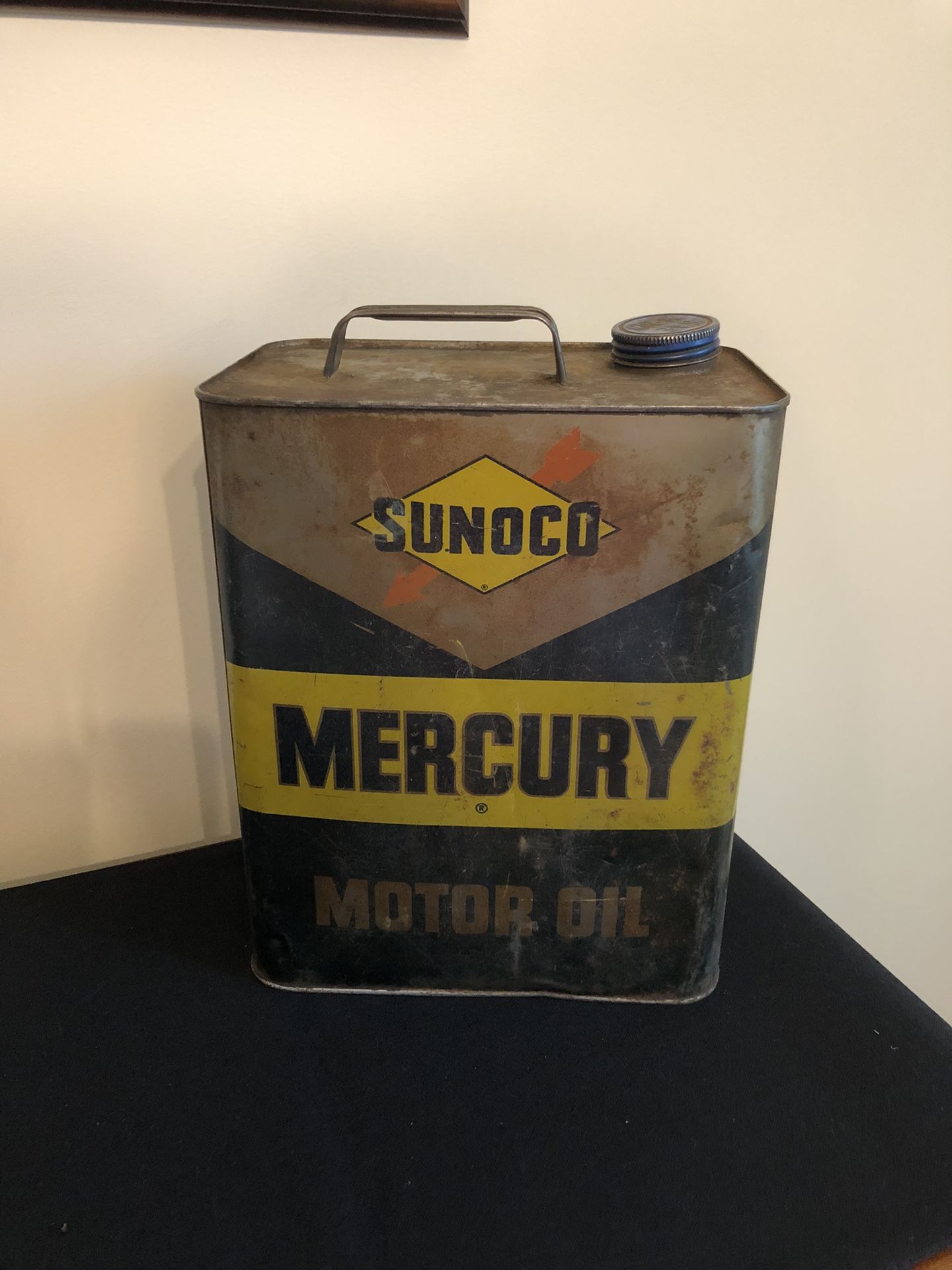 Sunoco Motor Oil Can