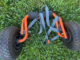 Sea to Summit Small Solution Kayak SUP Cart Wheels 154 lb Capacity Orange