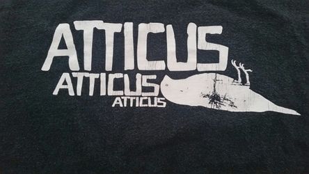 Atticus black t-shirt size large good condition