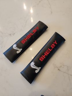 New Shelby Cobra Mustang Seat Belt Covers