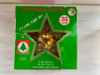 Vintage Christmas tree topper
