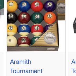Brand New Pool Table Balls Over 400 Value. 