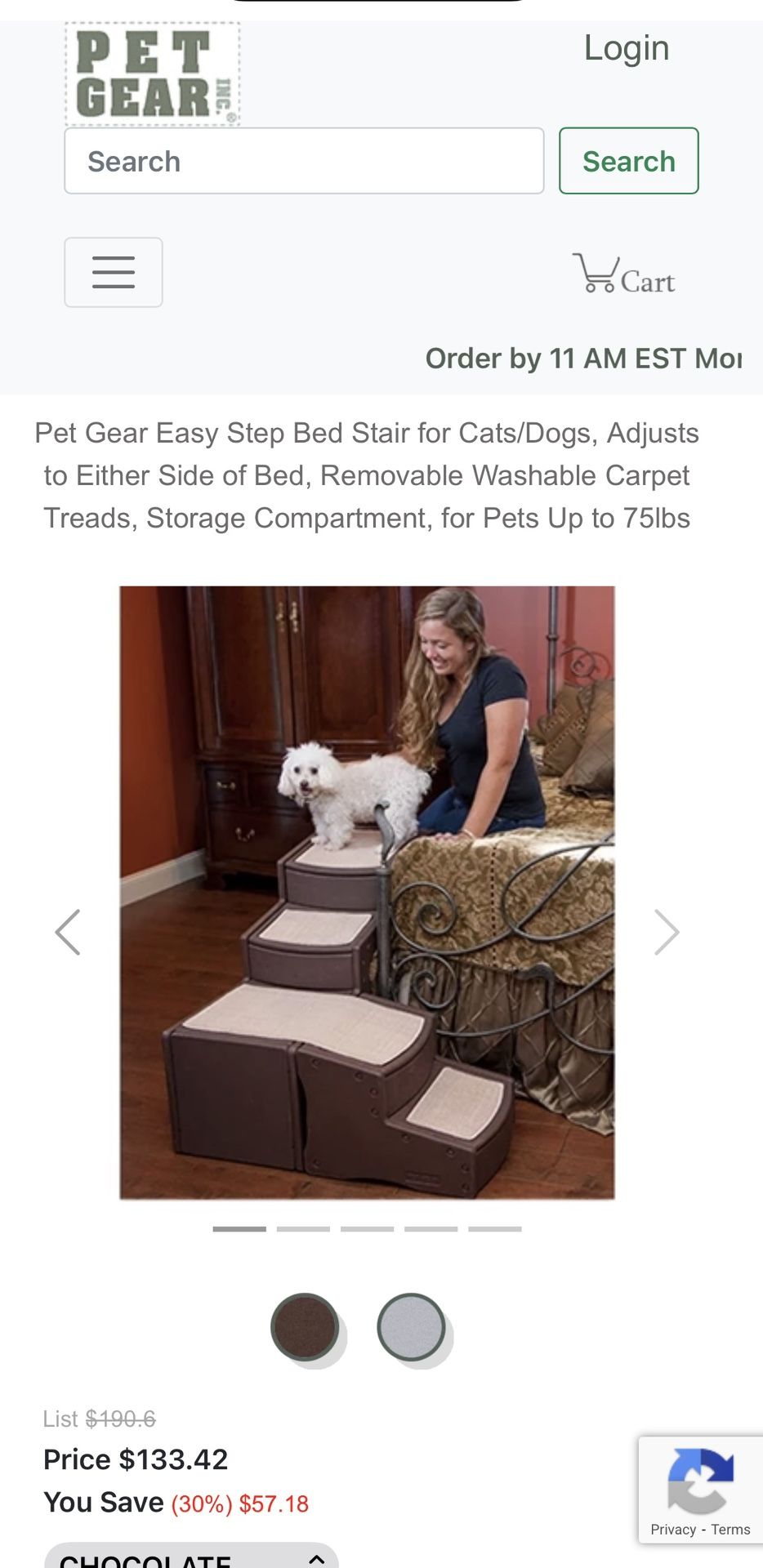 Newer Pet gear Easy Step Bed Stair Saves Space