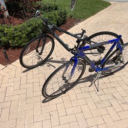 Aluminum frame bikes for parts or refurbishing