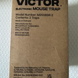Victor Humane Mouse Traps Indoor for Home - M250BSR-2 - No Touch Electric Traps