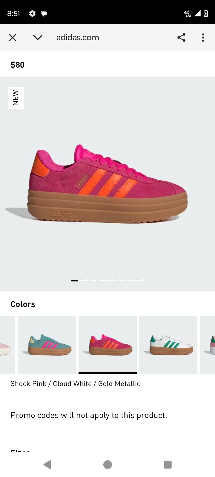 Adidas VL Court Bold Shoes