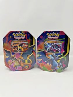 Pokemon Tcg Mega Charizard X & Y Tins