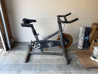 This is a Reebok Studio Cycle indoor spin bike,