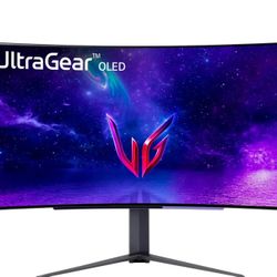 LG - UltraGear 45” OLED Curved WQHD 240Hz 0.03ms FreeSync and NVIDIA G-Sync Compatible Gaming Monitor with HDR10 - Black