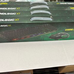 Lot of 4 Brand New Unopened Light up Gaming Keyboard and Mouse