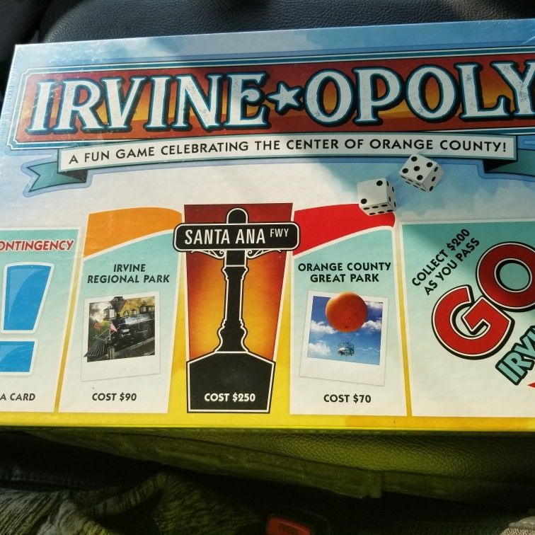 Irvine-opoly board game New sealed