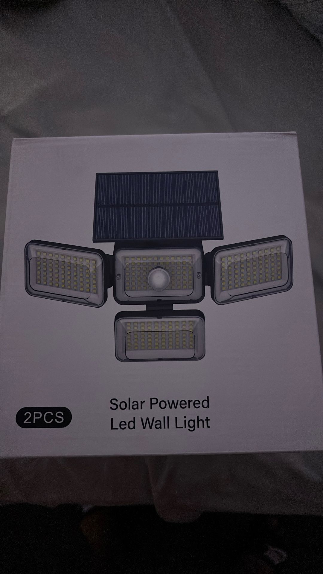 Solar Powered LED Wall Light