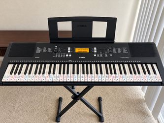 Yamaha PSR-EW300 76-Key Digital Keyboard Piano with Stand – $150