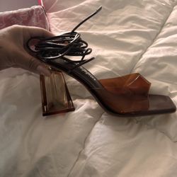 Brown Strappy Heals