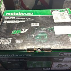 New Metabo 7 1/4” Rear Handle Saw